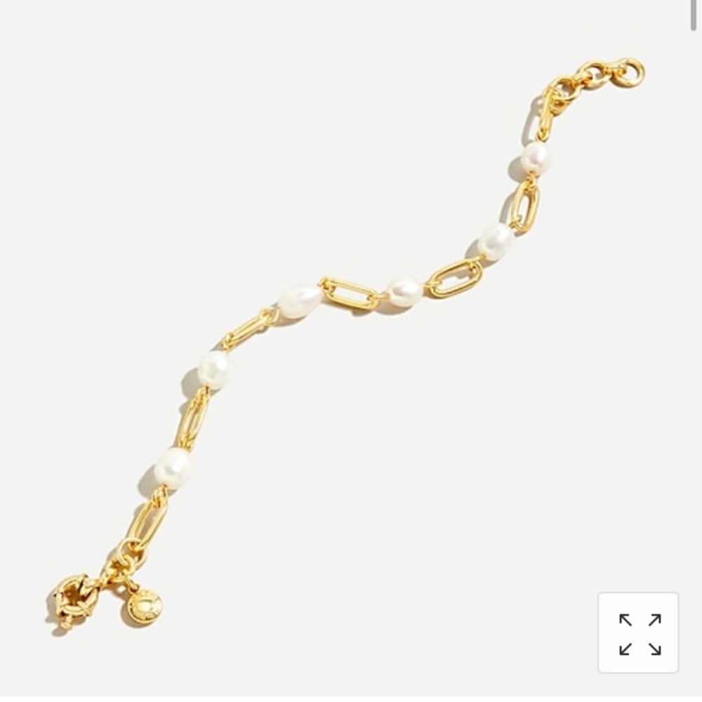 COPY - NWT J Crew Pearl Chain Bracelet